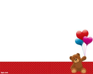 Template Toy Urso PowerPoint