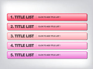 15 page girls pink PPT chart template 15 page girls pink PPT chart template