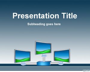 Template Digital Signage PowerPoint