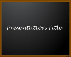 Template School Board PowerPoint