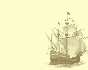 Ancient Ship Powerpoint Templates