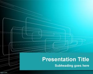 Template formas Tecnologia PowerPoint