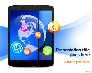 Szablon PowerPoint Mobile Communication