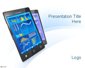 Template PowerPoint Mobile Device