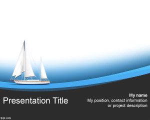 Sailing Boat PowerPoint Template