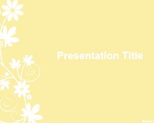 Flower Template untuk PowerPoint