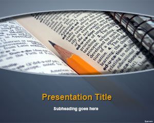 Dictionary PowerPoint Template