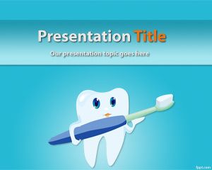 Template PowerPoint kosmetik kedokteran gigi