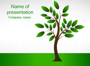 2012 Arbor Day tema ppt Template
