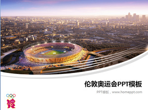 2012 Olympischen Spiele in London Powerpoint-Vorlage herunterladen