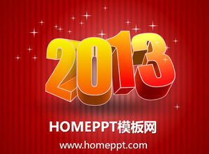2013 Festival da Primavera Geral Natal PPT Download template