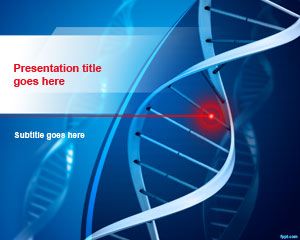 Ücretsiz DNA Yapısı PowerPoint Şablon