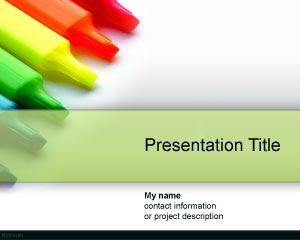 Color Drypen PowerPoint Template