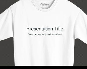 T-shirt Modello di PowerPoint