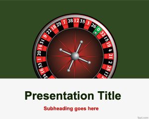 Roulette Powerpoint-Vorlage