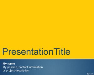 Formal Theme for PowerPoint