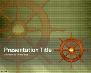 PowerPoint modelo roda do navio