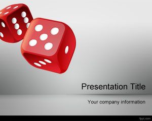 Раскатайте Шаблон PowerPoint с кубиком