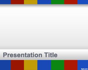 谷歌的PowerPoint模板颜色