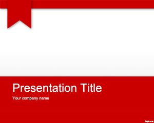 Template Red PowerPoint Academic