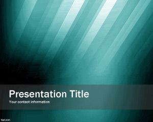 Green Impaction PowerPoint Template