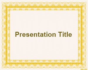 Basic Frame PowerPoint Template