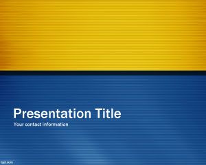 Blue Time PowerPoint Template