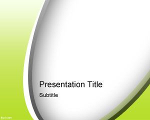 Abstract Green PowerPoint Template