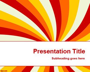 Color Beam PowerPoint Template