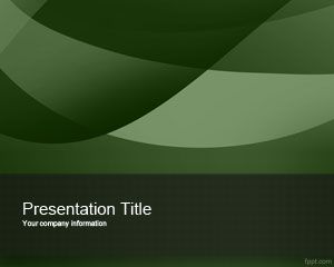 Exotic Green Template PowerPoint