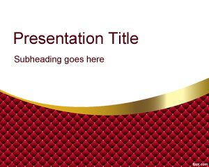 Template Red Quirky PowerPoint