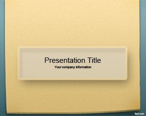 Template Sticky Notes PowerPoint