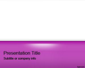 Violet Gloss PowerPoint Template