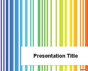 Template Linhas coloridas do PowerPoint