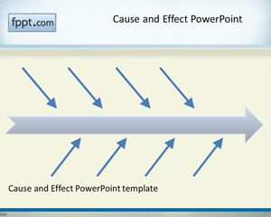 Causa ed effetto PowerPoint Template