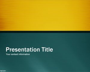 Format Professional PowerPoint verde