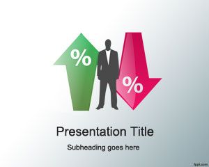 Le vendite delle prestazioni PowerPoint Template