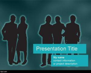 Grupo e PowerPoint modelo da equipe