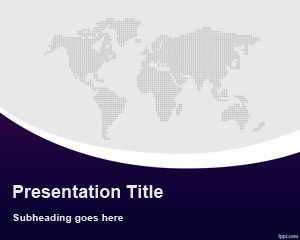 B2B globale PowerPoint Template
