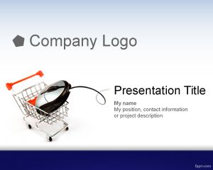 Format PowerPoint de comerț electronic