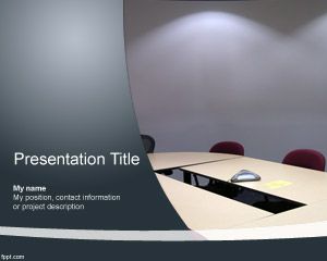 Шаблон Комната для переговоров PowerPoint