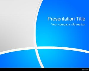 Template blu Responsabile PowerPoint