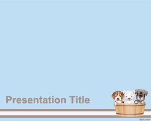 Plantilla de PowerPoint para mascotas