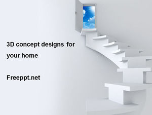 Concepto de diseño 3d para su hogar