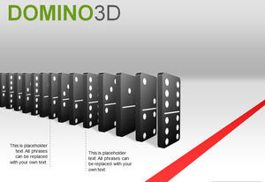 3D Domino-Effekt