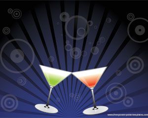 Plantilla Powerpoint martini