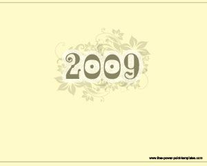 2009 Powerpoint Template