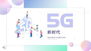 Modelo de PPT de tecnologia 5G