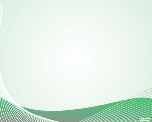 Nizza grüne Kurven Powerpoint-Vorlage