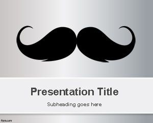 PowerPoint modelo Moustache